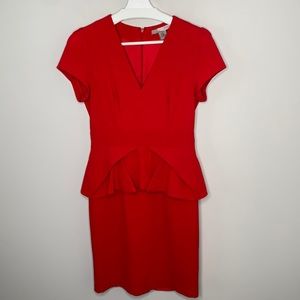 Love21 Red Peplum Dress
